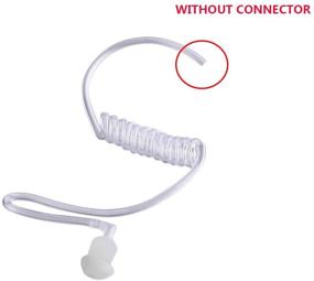 img 4 attached to 🎧 Enhance Communication with KEYBLU Clear Acoustic Tube Replacement - Two Way Radio Earpiece, Headset (2 Pack)