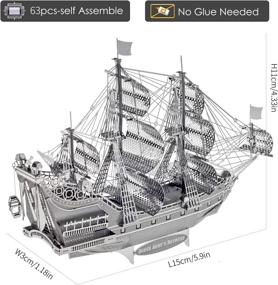 img 1 attached to Наборы Piececool Pirate Puzzle Adults Birthday