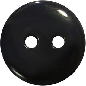 img 3 attached to ROAM Buttons 2 Hole, 1/2 Inch, Resin Material, Pack of 10 in Black Color