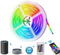 🌈 xunata led strip lights: wifi smart phone control, dimmable rgb light strip kit with 300 leds logo