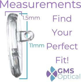 img 3 attached to GMS Optical® Silicone Symmetrical Eyeglass Vision Care for Eyeglasses Care