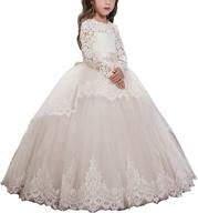 🌸 sleeved flower communion dresses for girls on abaowedding: stunning clothing collection logo