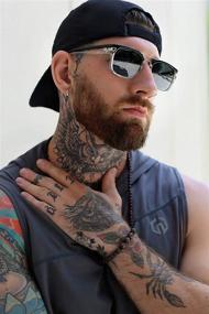img 1 attached to 🕶 Donahugh Polarized Mirrored Designer Sunglasses
