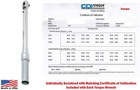 img 3 attached to 🔧 Продукты CDI Torque, компания Snap-On 3/8" Привод 30-250 дюймов на фунт / 4-27,7 Нм Двойная шкала Микрометр Регулировка металлическая рукоятка динамометрического ключа - Индивидуальная серийная номерация и Сертификация для калибровки