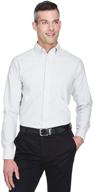 👔 premium ultraclub™ classic wrinkle free long sleeve oxford shirts for men's clothing logo