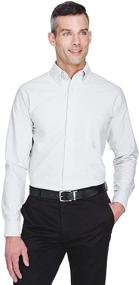 img 1 attached to 👔 Premium UltraClub™ Classic Wrinkle Free Long Sleeve Oxford Shirts for Men's Clothing