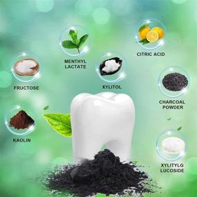 img 1 attached to 🦷 Aotto Activated Charcoal Teeth Whitening Powder with Natural Coconut for Enamel and Gum-friendly Whitening - Includes Bamboo Brush