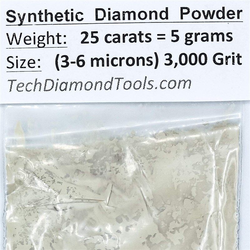 diamond powder 3 000 microns 25cts 로고