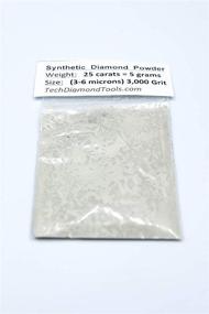 img 3 attached to 💎 Premium TechDiamondTools Diamond Powder: Perfect for Polishing Glass, Quartz, Marble, Jewelry & More – 3,000 Grit, 3-6 Microns, 25 Carats (5 Grams) – Made in USA! Scratch Remover Included