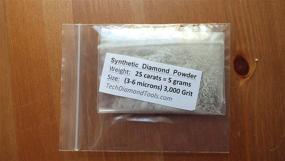 img 2 attached to 💎 Premium TechDiamondTools Diamond Powder: Perfect for Polishing Glass, Quartz, Marble, Jewelry & More – 3,000 Grit, 3-6 Microns, 25 Carats (5 Grams) – Made in USA! Scratch Remover Included