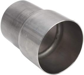 img 2 attached to 🔩 Universal 2.5" Inner Diameter to 3" Outer Diameter Exhaust Pipe Converter Reducer - High-quality Mild Steel Construction