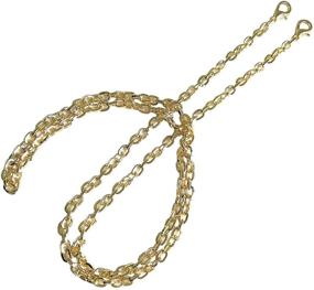 img 1 attached to Torostra OL-G 6MM Gold Plated Metal Chain Handbag Strap - Replacement for Clutch, Wallet, Satchel, Tote & Crossbody Bags