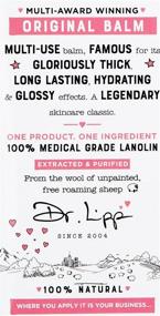 img 2 attached to 💋 Dr. Lipp Original Nipple Balm: Ultimate Care for Dry Skin, Luscious Lips & Glossy Bits