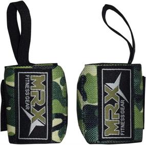 img 1 attached to 💪 Optimized MRX Weight Lifting Wrist Wraps with Superior Support for Gym Bodybuilding Training Workout - Ideal for Men and Women