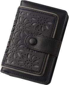 img 4 attached to 👜 Chic and Functional Vintage Organizer Wallet: The Ultimate Women's Handbags & Wallets Accessory