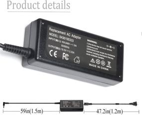 img 3 attached to 65W Laptop Charger Adapter for HP EliteBook 820 840 850 Generation 3-6 / 725 745 755 Generation 3-6 ProBook 640 650 Generation 2 / 430 440 450 455 Generation 3-4 / Folio 1040 1030 1020 Generation 1-3 Supply Cord