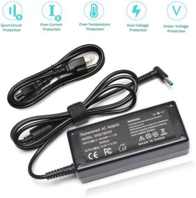 img 1 attached to 65W Laptop Charger Adapter for HP EliteBook 820 840 850 Generation 3-6 / 725 745 755 Generation 3-6 ProBook 640 650 Generation 2 / 430 440 450 455 Generation 3-4 / Folio 1040 1030 1020 Generation 1-3 Supply Cord