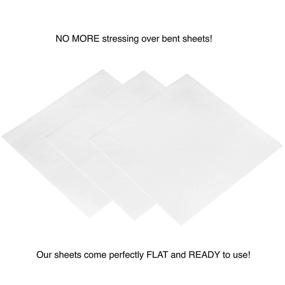 img 3 attached to 🔳 Premium Permanent Matte White Vinyl Sheets - EZ Craft USA - 12" X 12" - 40 Adhesive Backed Matte Sheets Ideal for Cricut and Other Cutters