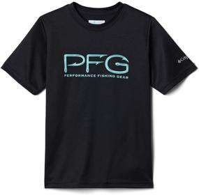 img 1 attached to Columbia Youth PFG Finatic Short Sleeve Boys' Clothing and Active