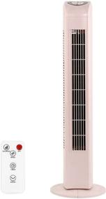 img 4 attached to 🌬️ Antarctic Star Tower Fan: Powerful, Portable Bladeless Cooling for Children, Office, Kitchen, Bedroom - Pink