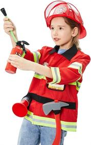 img 2 attached to 🚒 Firefighter-themed Accessories for Toddlers: Perfect for Birthdays and Halloween Celebrations