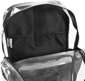 img 1 attached to 🌍 Transparent NYC World Backpack