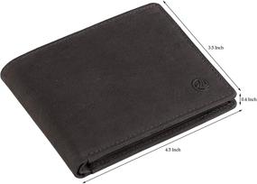 img 3 attached to Antonio Valeria Blocking Minimalist Premium Men's Accessories for Wallets, Card Cases & Money Organizers