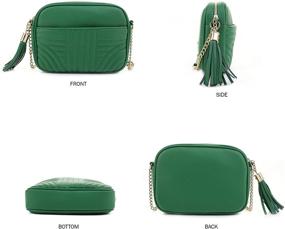 img 3 attached to EVVE Quilted Crossbody Bags Women Women's Handbags & Wallets and Crossbody Bags