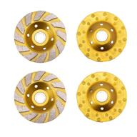🔸 pack of 2 erduoduo 4 inch diamond cup grinding wheels with 12 segments for heavy duty angle grinders logo