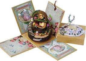 img 3 attached to 🏠 Discover the Charming Rylai Puzzles Handmade Dollhouse Miniature Collection