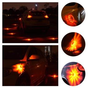 img 2 attached to 🚨 Heliar LED Road Flares Emergency Disc Roadside Safety Light Pack with Storage Bag - Flashing Road Beacon for Car Truck Boat (Pack of 3)