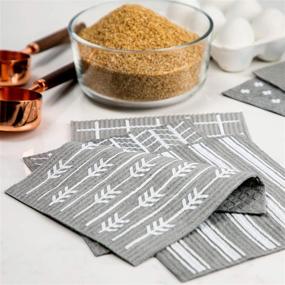 img 2 attached to 🌿 Environmentally Friendly Set of 6 Classic Swedish Dishcloths – Biodegradable, Washable, and Versatile Kitchen Towels: Reusable Sponge and Paper Towels Alternative