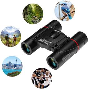 img 1 attached to Ankylin 8x21 Compact Binoculars: Ideal for Bird Watching, 🔭 Hunting, Concerts, and Theater - Perfect for Adults and Kids