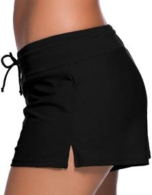 img 3 attached to Sythyee Boardshorts Tankini Boyshorts Swimsuit Women's Clothing