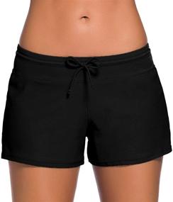 img 4 attached to Sythyee Boardshorts Tankini Boyshorts Swimsuit Women's Clothing