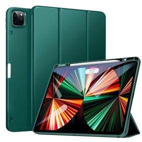 img 4 attached to 📱 ZtotopCases New iPad Pro 12.9 Inch 2021 Case with Pencil Holder - Ink Green