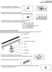 img 2 attached to 🚿 Dawn LRE360304 Rhone River 36-Inch Linear Shower Drain: Sleek and Efficient Water Drainage Solution