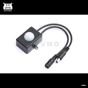 img 3 attached to 🚶 Датчик движения PIR Body Infrared Motion Detector Sensor Switch Mini DC 12V 24V для светодиодной ленты - идеально подходит для управления светодиодной лентой без освещения в коридоре, ванной комнате, гардеробе