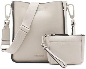 img 4 attached to 👜 Calvin Klein Lucia Crossbody Bucket Bag in Novelty Design