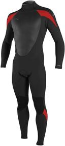 img 2 attached to 🌊 O'Neill Men's Epic 3/2mm Full Wetsuit 3XL Black/Red (4211B) - Ultimate Performance and Style for Water Enthusiasts