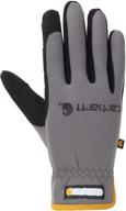 carhartt mens work flex lined glove logo