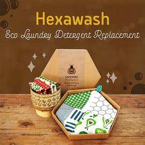 img 3 attached to 🐝 SuperBee Wax Wraps: Eco-Friendly & Natural Detergent Replacement, Hexawash for Sensitive Skin, Fragrance-Free, Plastic-Free - 300 Washes