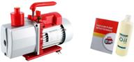 yaetek 8cfm dual stage rotary vane vacuum pump (0.3pa, 1hp) - ideal for hvac/auto ac refrigerant recharging, wine degassing, epoxy, automatic milking, medical, food processing and more logo