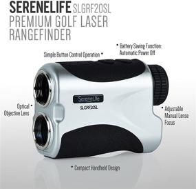 img 3 attached to 🏌️ SereneLife SLGRF20SL Advanced Golf Laser Rangefinder with Pinsensor Technology - 546.2 Yards Digital Accuracy Distance Meter, 6X Magnification - Ideal for Hunting, Shooting, Archery, and More