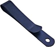 tandy leather small belt clip 1238-24 black plate: stylish and compact accessory for your belts logo