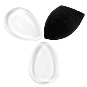 img 3 attached to Pure Beauty Works Pro Blending Trio 2 Silicone Blending Sponges + 1 Makeup Sponge | Premium Quality Foundation Blender | Cosmetic Beauty Tool Applicator Set