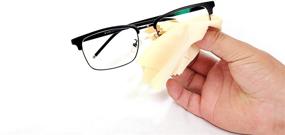 img 2 attached to Microfiber Glasses Cloth BeapplicableEyeglasses Instrument、Camera、Gold