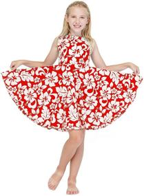 img 4 attached to 🌺 Hawaiian Paradise: Dress Your Little Ones in Style with Girls' Clothing and Tops, Tees & Blouses!