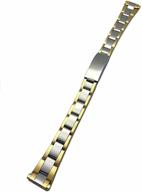 stainless newlife gold tone bracelet replacement logo