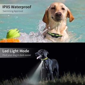 img 1 attached to Adubor Dog Training Collar: Rechargeable & Waterproof, 4 Modes, 2600Ft Remote Range